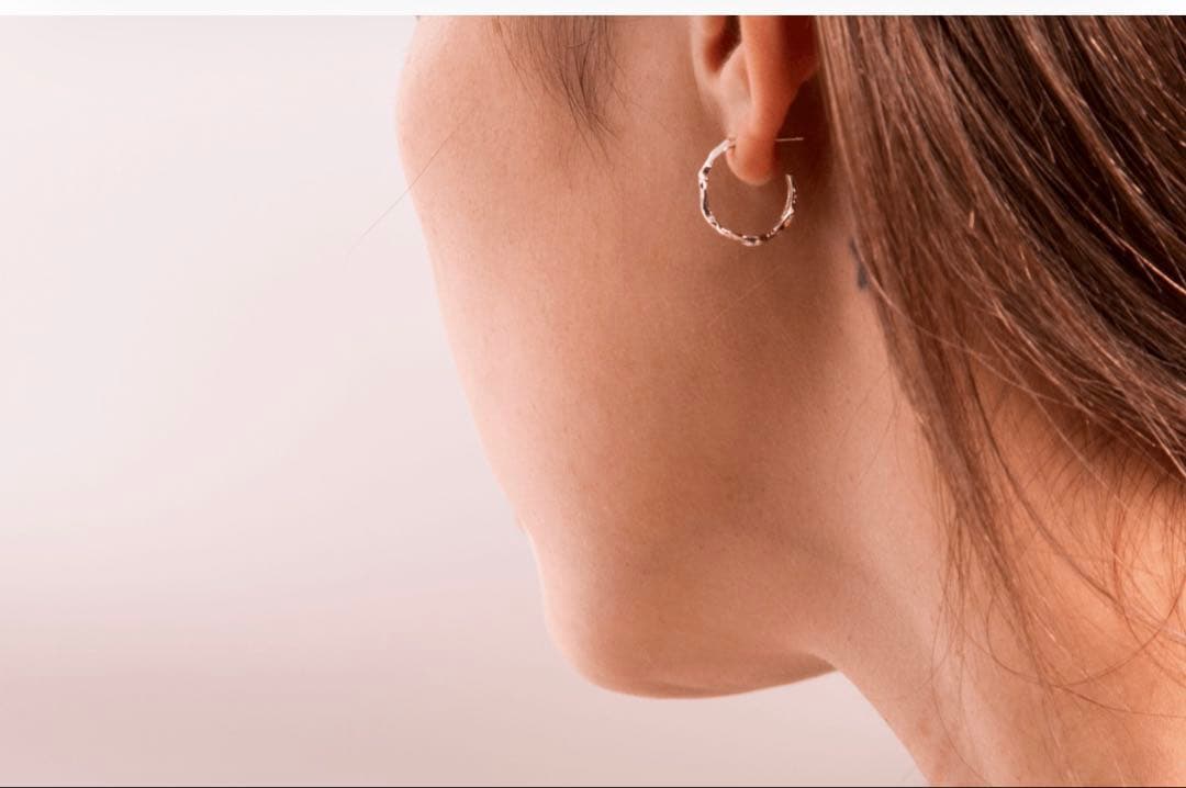 プリュイ pluie ドロップスピアスシルバー