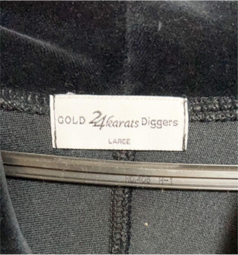【正規品】GOLD 24karats Diggers ジャージ セット 黒