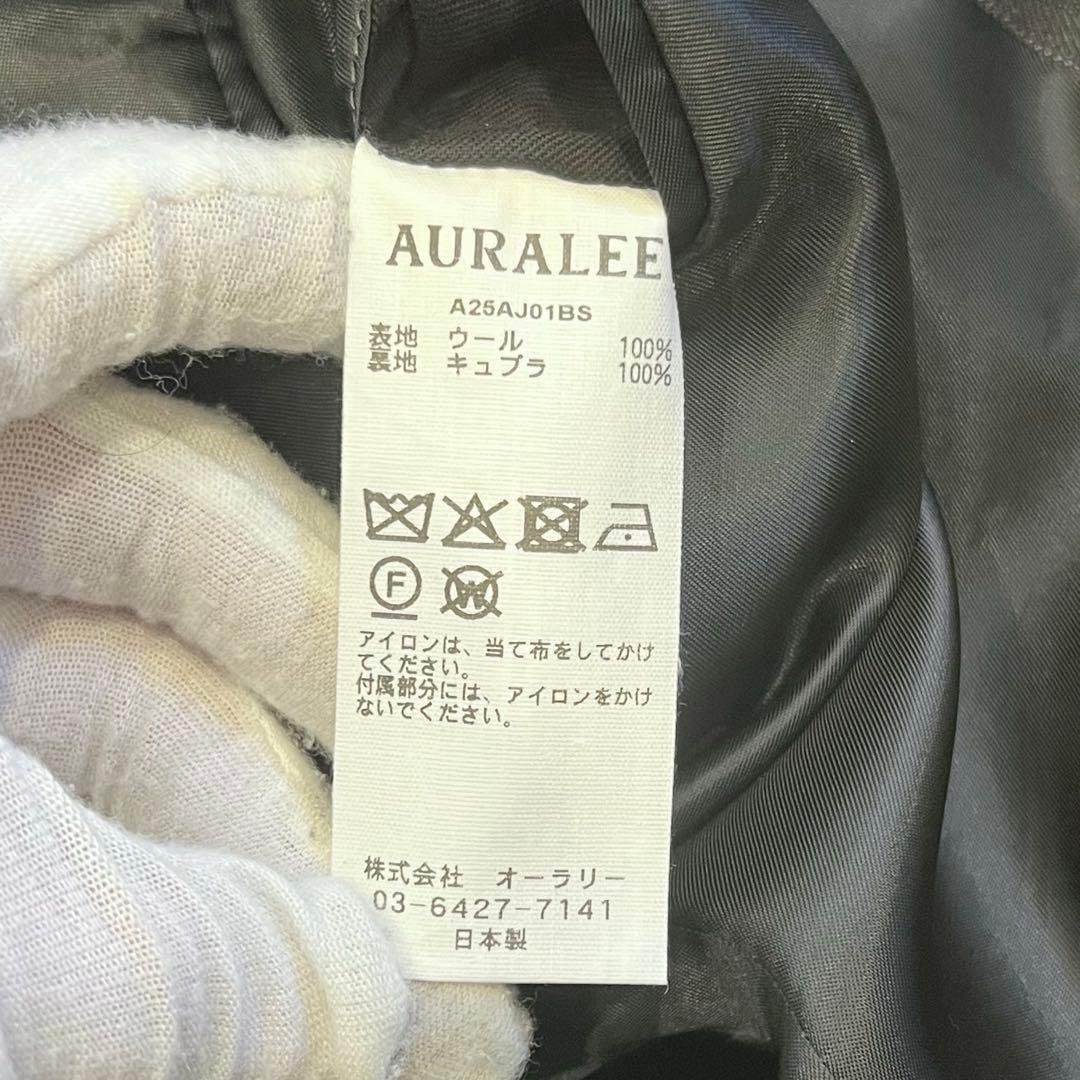 AURALEE 25AW BLUEFACED WOOL JACKET ジャケット