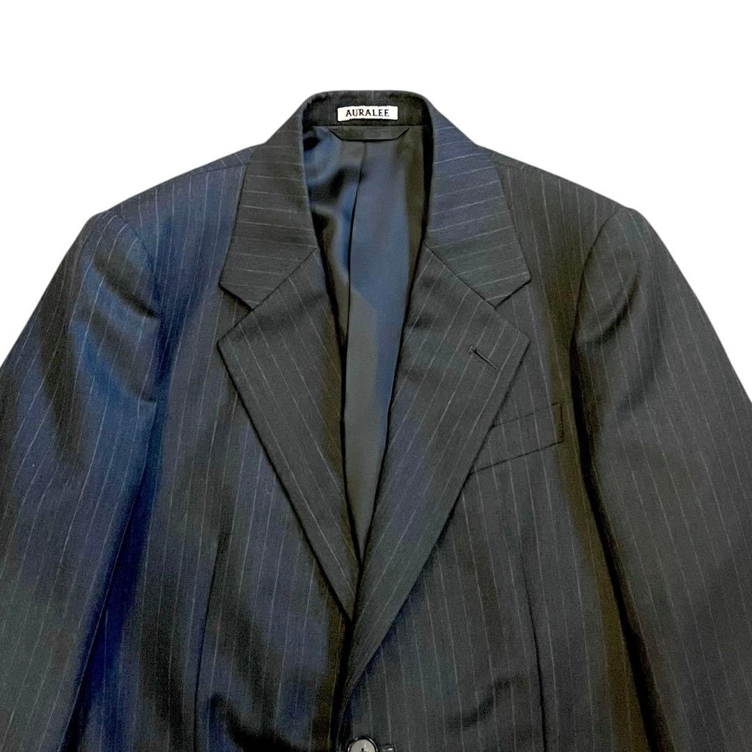 AURALEE 25AW BLUEFACED WOOL JACKET ジャケット