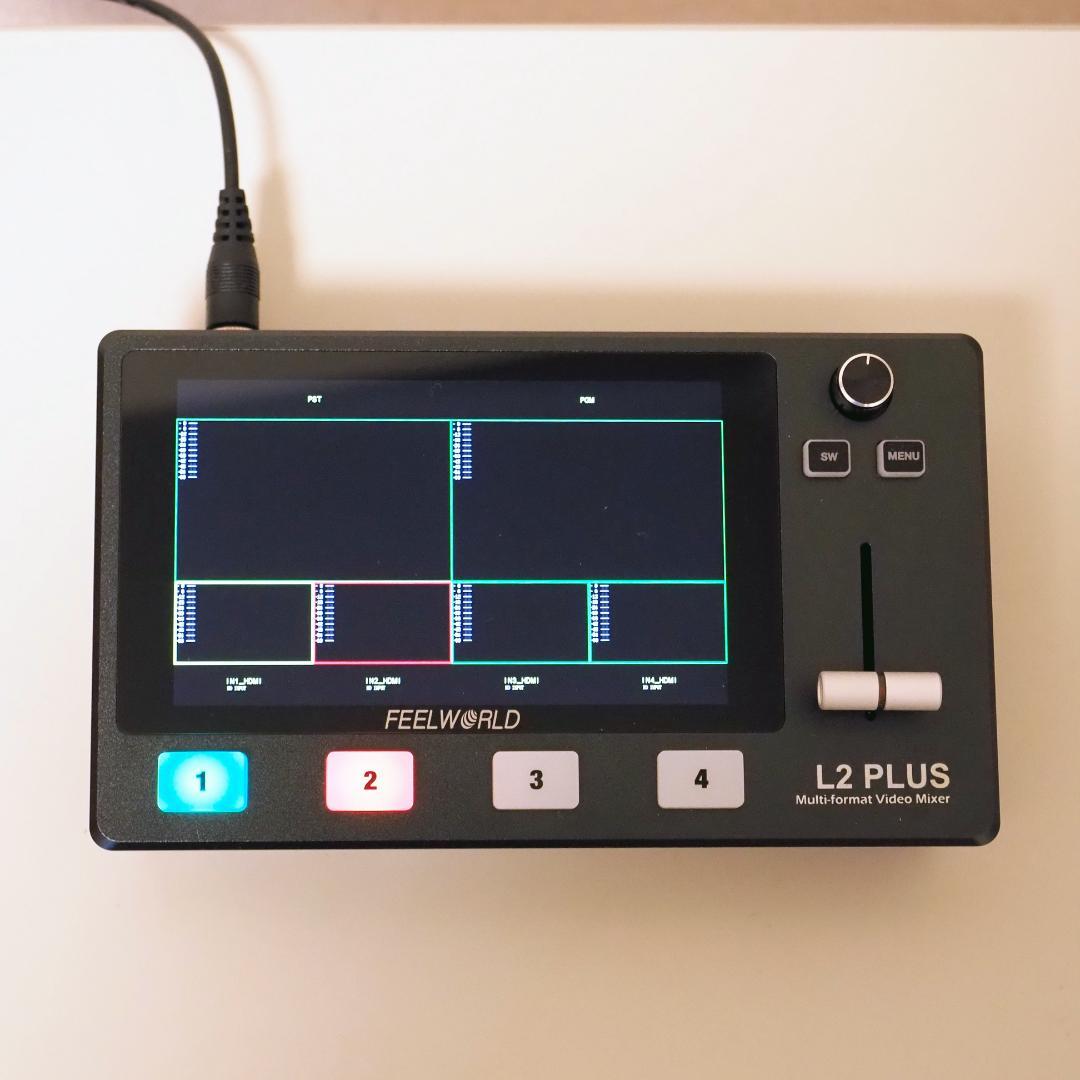 【最終値下げ】FEELWORLD ビデオスイッチャー L2 Plus（排熱板付）