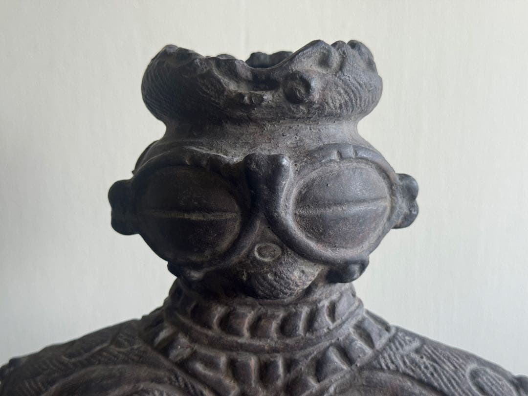 遮光器土偶 土偶 高さ27cm 明古堂 花瓶