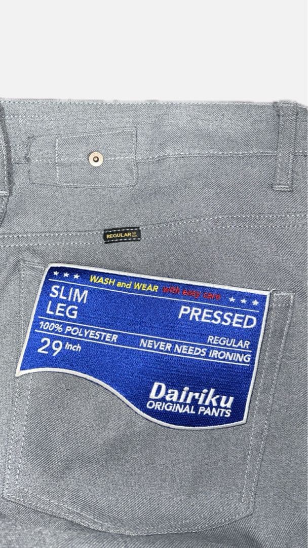 パンツ dairiku 21ss SLIM Flasher Pressed Pants