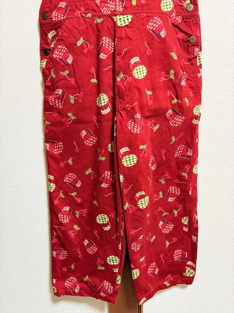 ピンクハウス PINK HOUSE さくらんぼ　サロペット オーバーオール