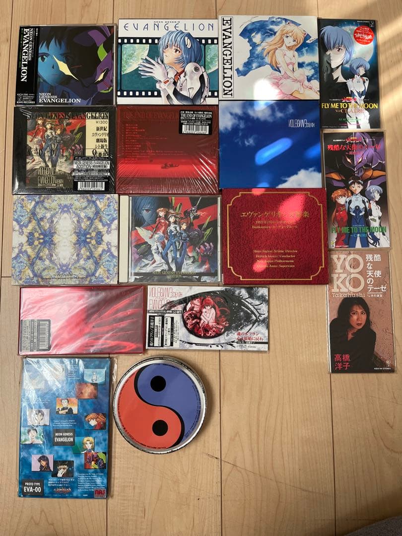 新世紀エヴァンゲリオン CD アルバム 15枚 ポストカード