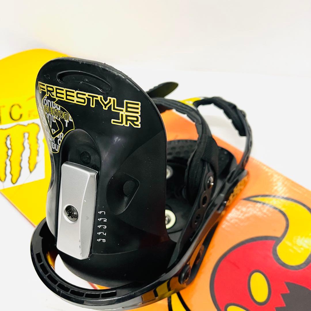 未使用　バートン　ビンディング付　サロモン　ジュニア　スノボセット　スノーボード