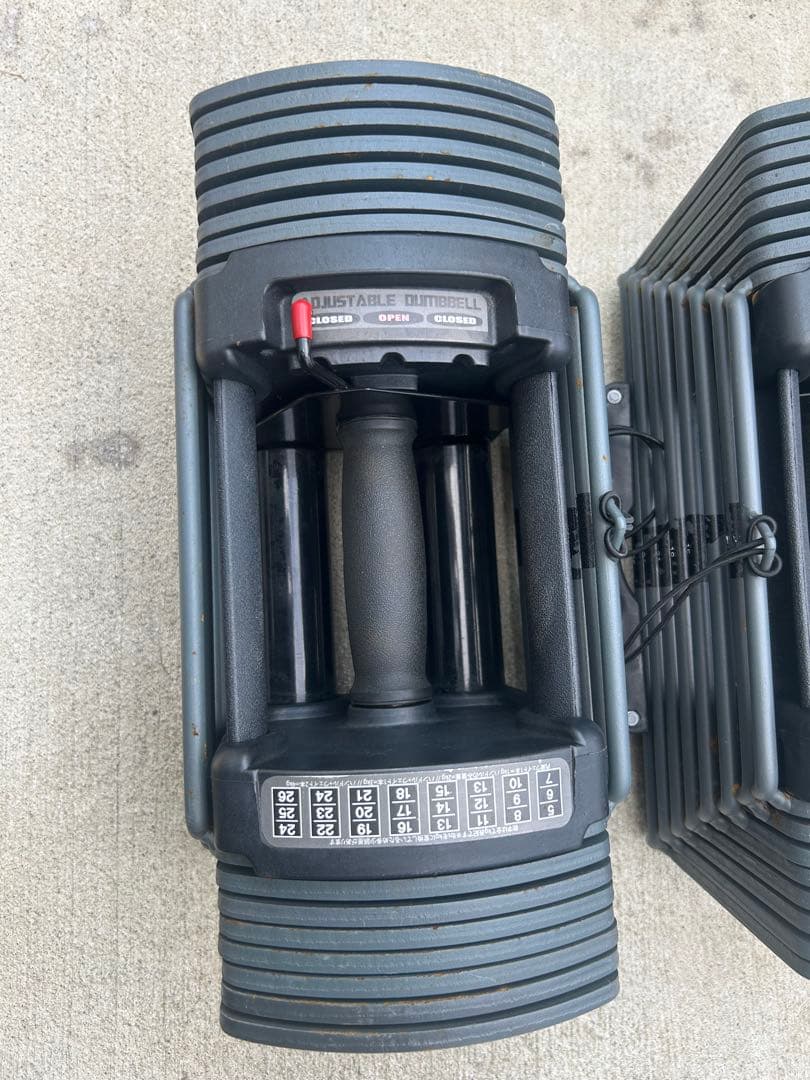 可変式ダンベル 26kg TOPFILM 2つ　パワーブロック　ダンベル