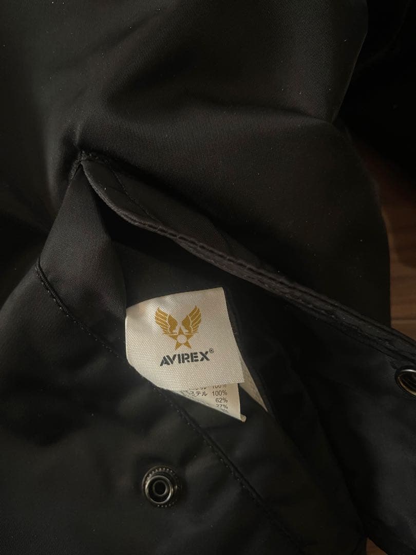 AVIREX ブラックMA-1 XLフライトジャケット
