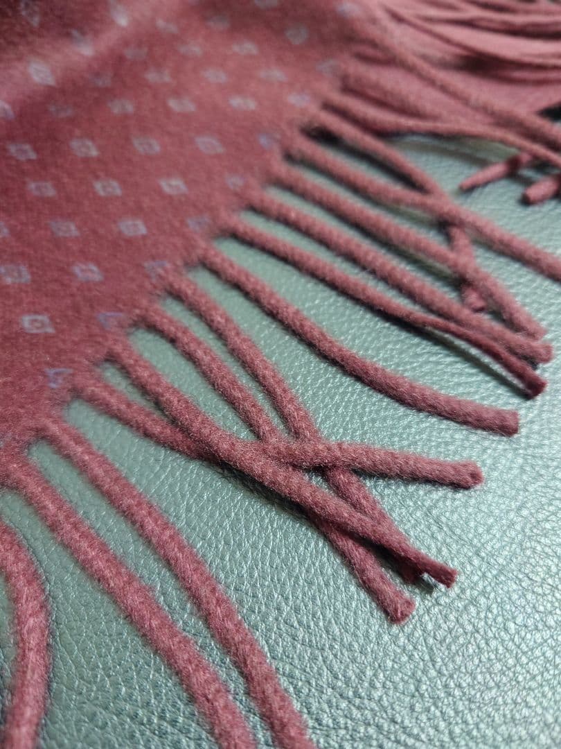 ロロ ピアーナ　Loro Piana　マフラー　ストール　小紋柄　カシミヤ