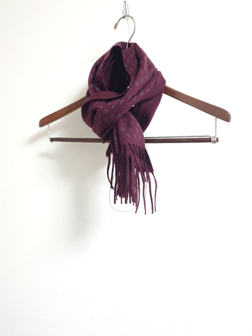 ロロ ピアーナ　Loro Piana　マフラー　ストール　小紋柄　カシミヤ