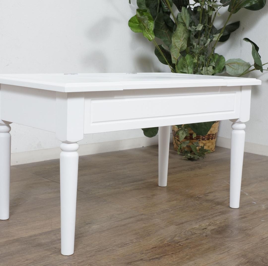 【新品・未使用】　コスメテーブル　収納　ミラー付き ドレッサー