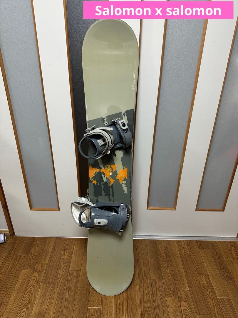 2セットSALOMON prospectスノー ボード151cmビンディング付き