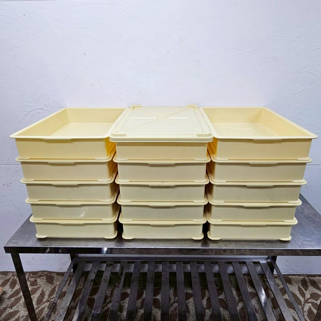 業務用 番重 バンジュウ 15個 コンテナ 575×380×105mm 蓋１枚