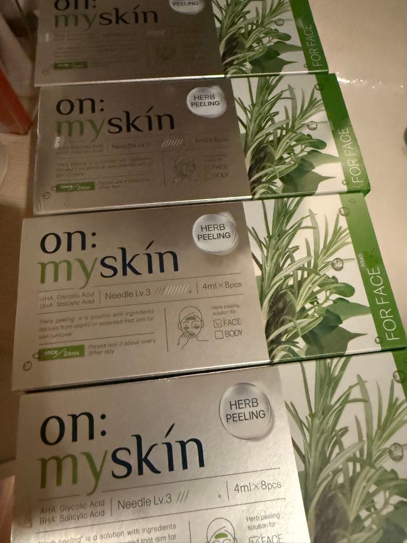 on: myskin ハーブピーリング ニードルLv3 4ml×4 個