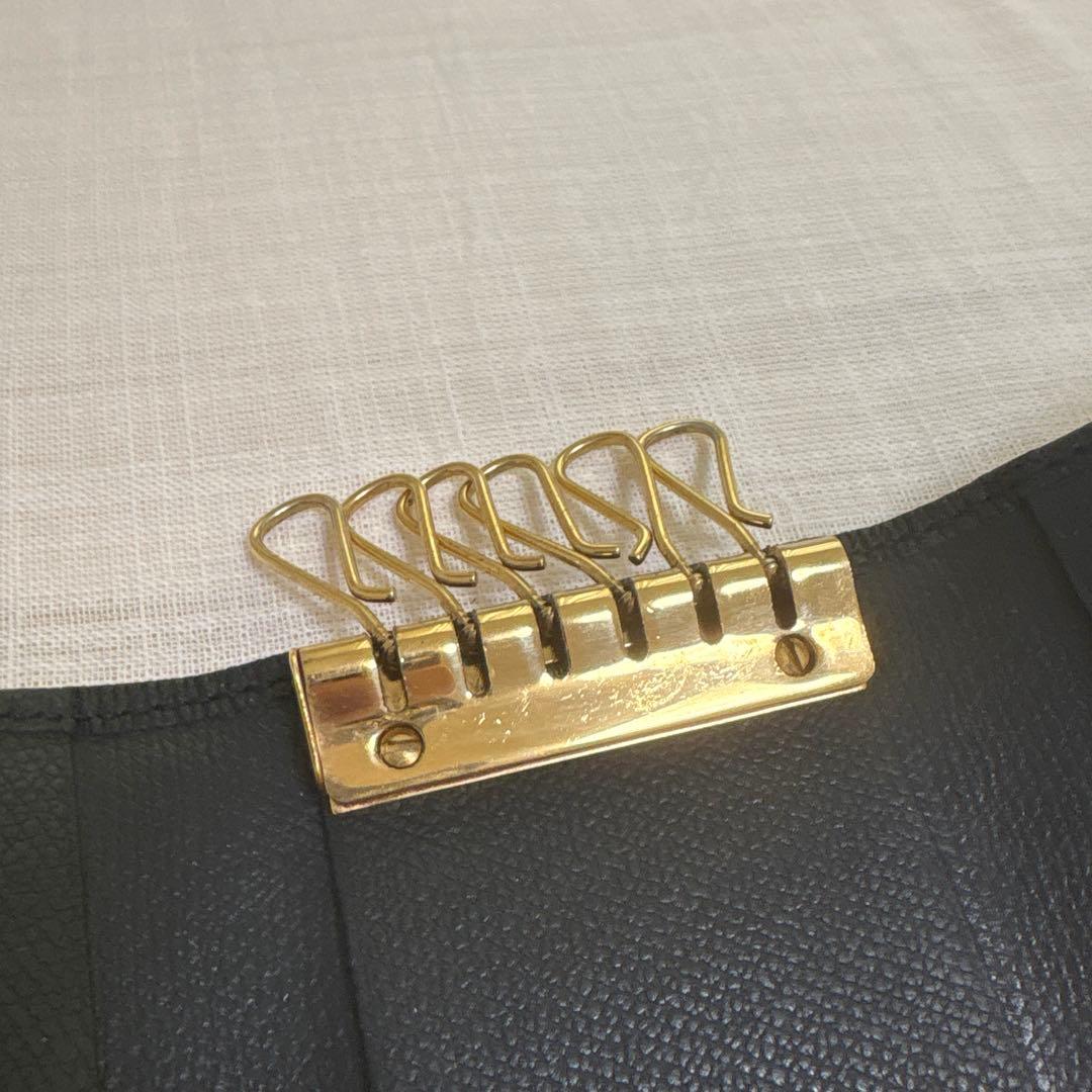 CHANEL シャネル ブラック　レザー　キーケース