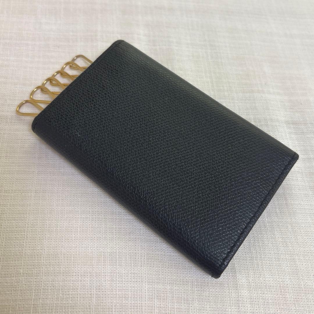 CHANEL シャネル ブラック　レザー　キーケース