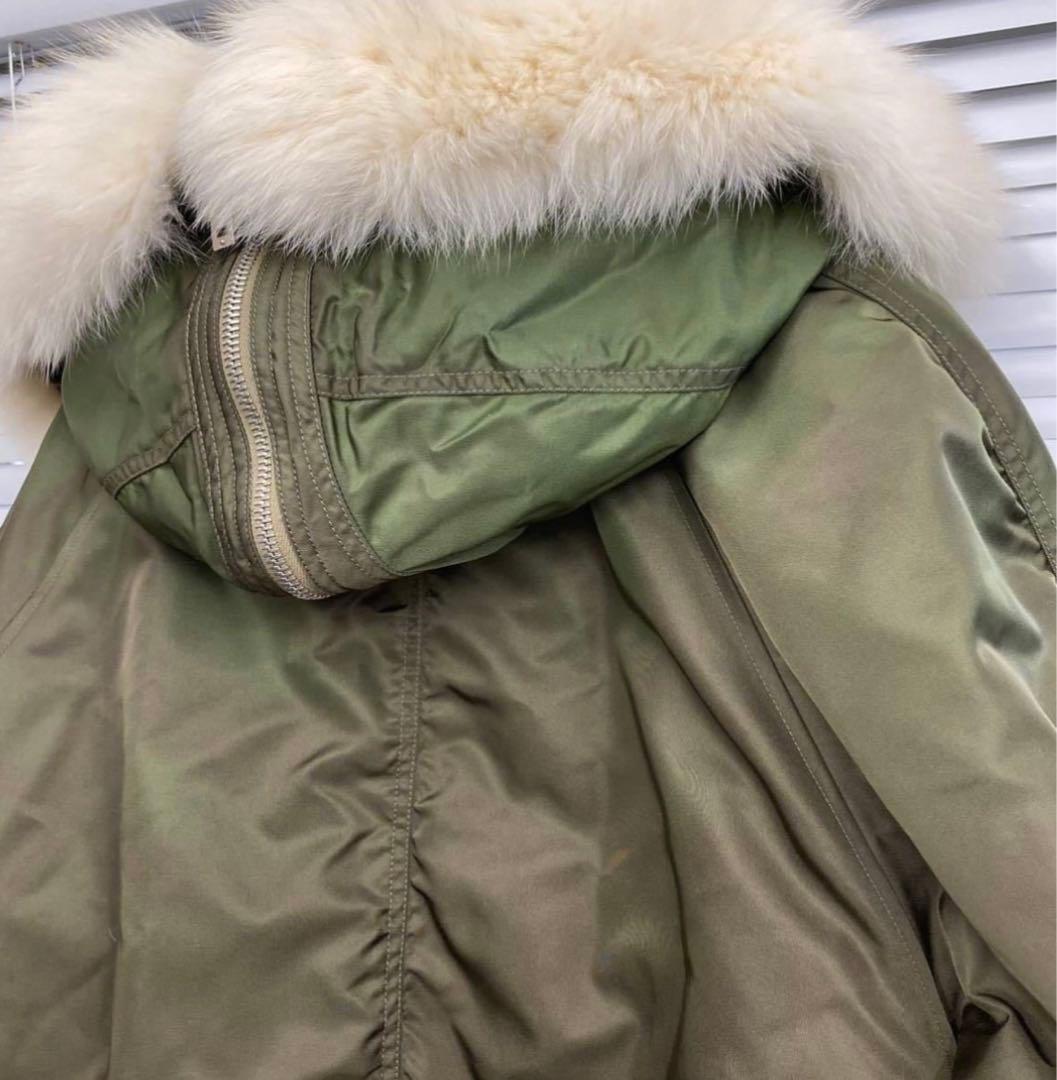 ルイヴィトンLOUIS VUITTONビーバーフォックス毛皮 N-2Bミリタリー