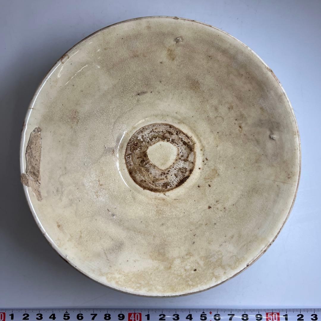 中国宋時代　白磁鉢　口径約17㎝　東Y8-0130☆2Fタサチ