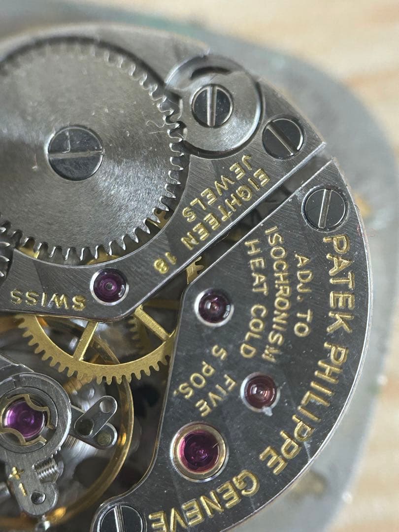 l*n様 OS-96 PATEK PHILIPPE 手巻き時計 金無垢ムーブメン