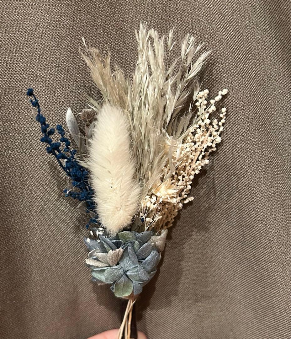 【riziere】ノーカラージャケットセットアップ　4点セット　コサージュ付き