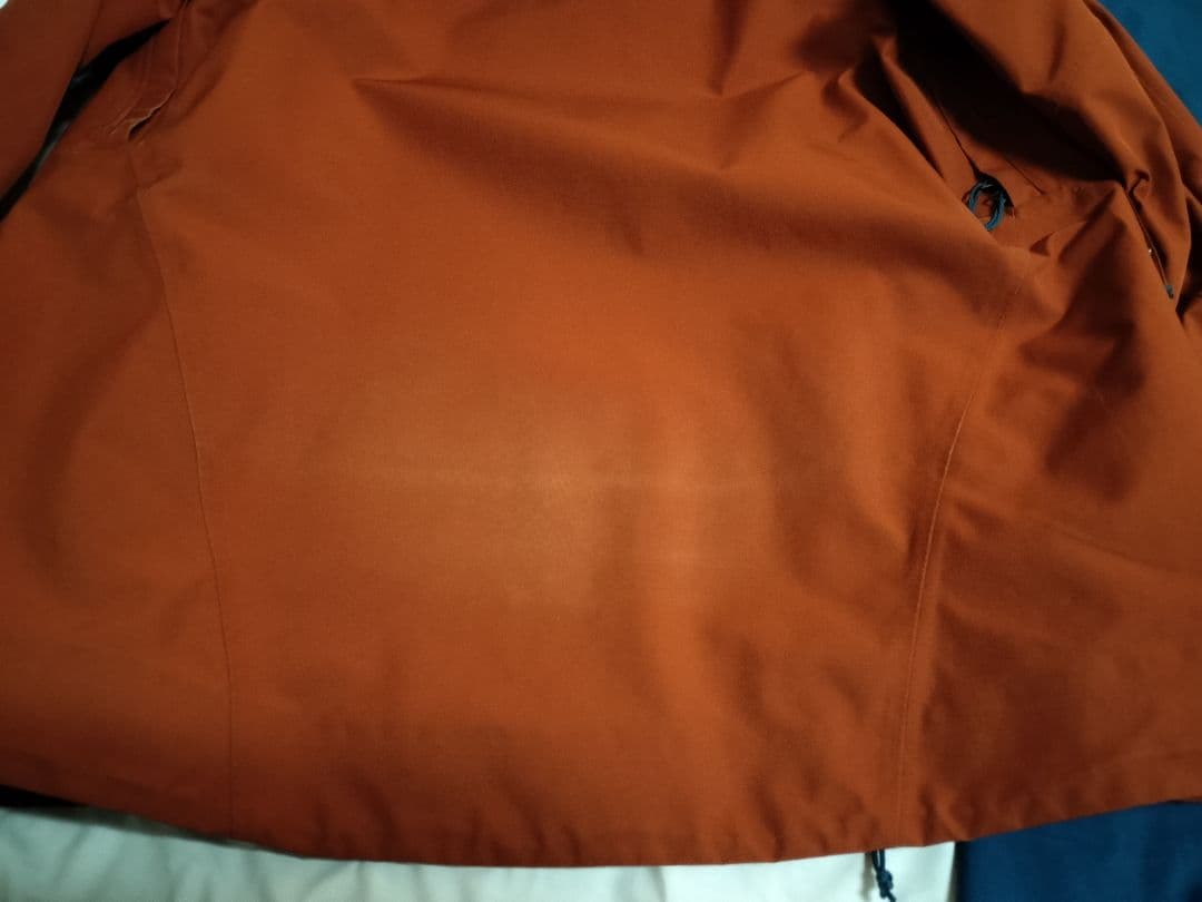 パタゴニア　パウダーボール　ウェア上下 patagonia オレンジ/青