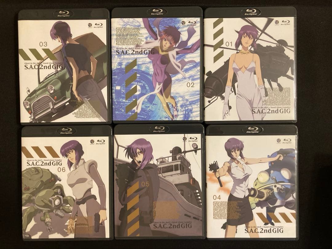 攻殻機動隊 S.A.C. Blu-ray コンプリートセット（5点セット）