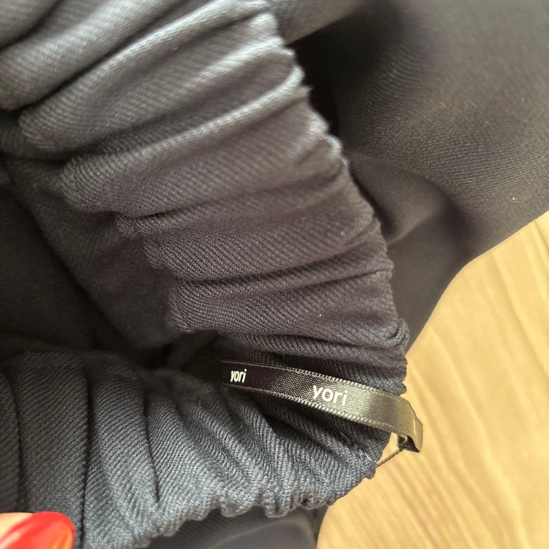 新品未使用 yori ハンサムパンツ 34 タグ付
