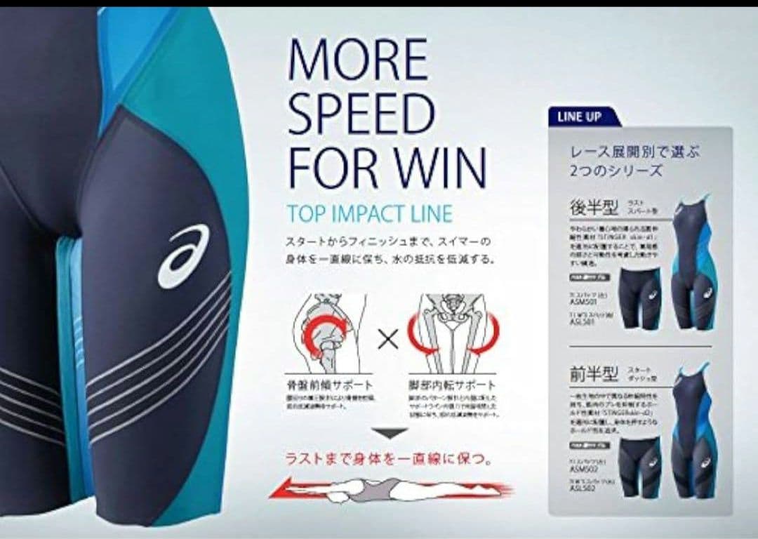 ★未使用★ asics TOP IMPACT LINE ASL502