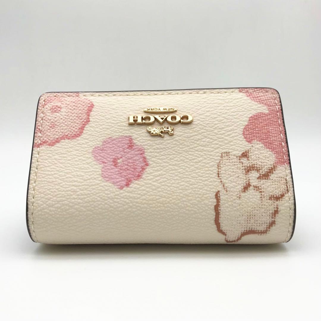 COACH ★大人気★ ファイブ リング キーケース フローラル プリント 新品