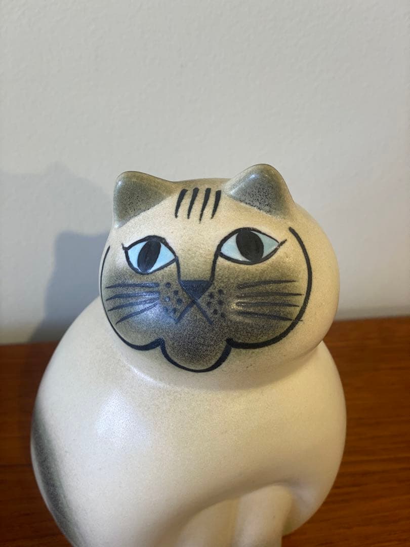 LISA LARSON リサラーソン MIA ミア 猫　グレー　セミミディアム