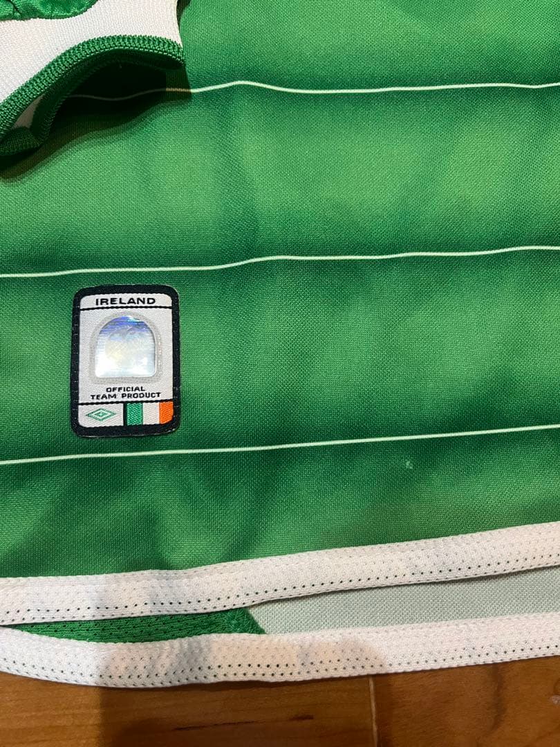 サッカー　アイルランド代表　長袖ユニフォーム　アンブロ　Mサイズ