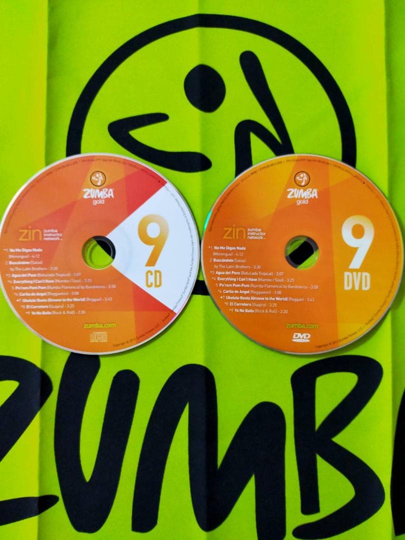 ZUMBA GOLD 9 ズンバ ゴールド DVD CD インストラクター専用