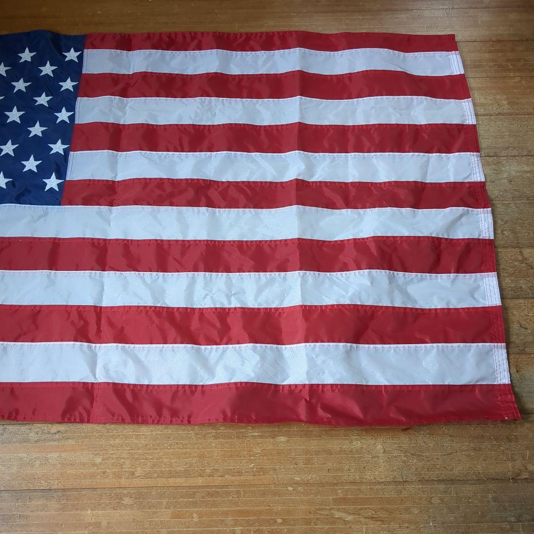 未使用　米軍放出品　大型　USA フラッグ