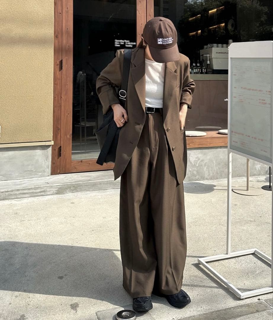 SELECTMOCA by son オーバーサイズテーラードジャケットM パンツ