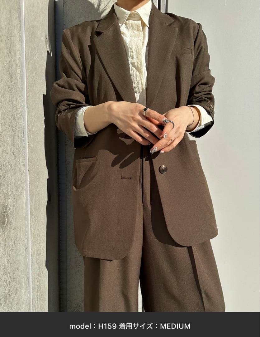 SELECTMOCA by son オーバーサイズテーラードジャケットM パンツ