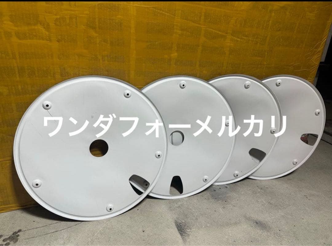 自転車ホイールカバー20インチプラスティックblack4枚セット取り付けネジなし