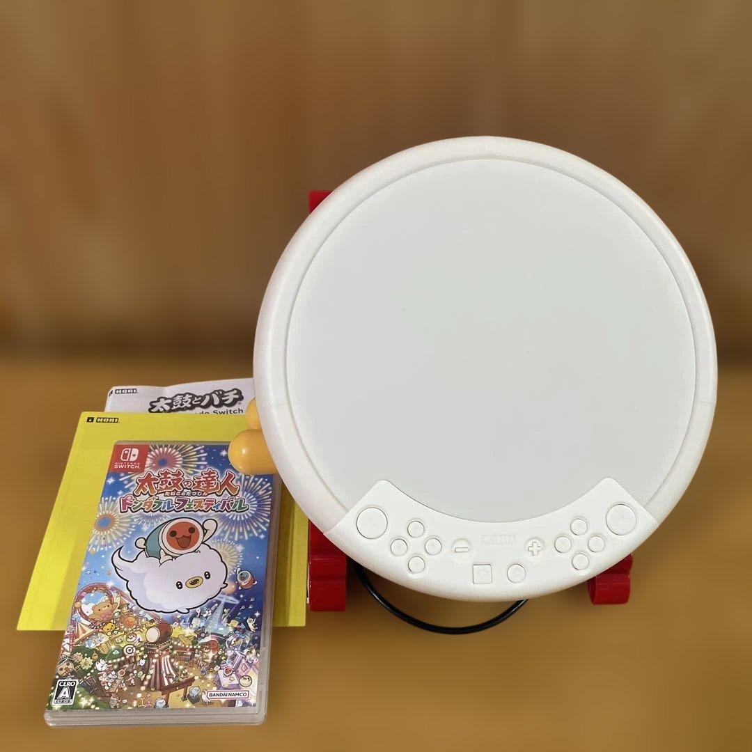 switch専用　太鼓の達人　ドンダフルフェスティバル　太鼓とバチ　セット