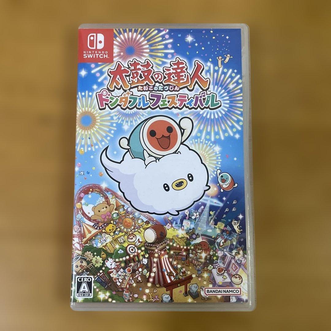 switch専用　太鼓の達人　ドンダフルフェスティバル　太鼓とバチ　セット