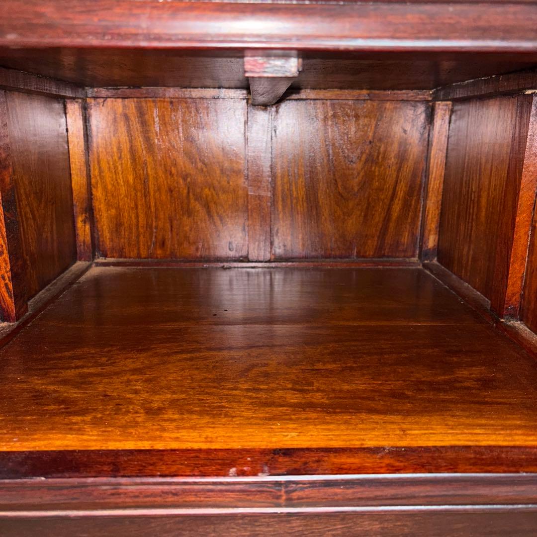 【貴重・豪華】中国美術 唐木 花梨材 花台 コンソールテーブル 中国骨董