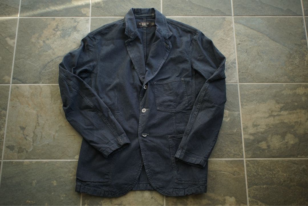 RRL ジャケット ベスト セット ストライプ 2ピース スーツ ラルフローレン