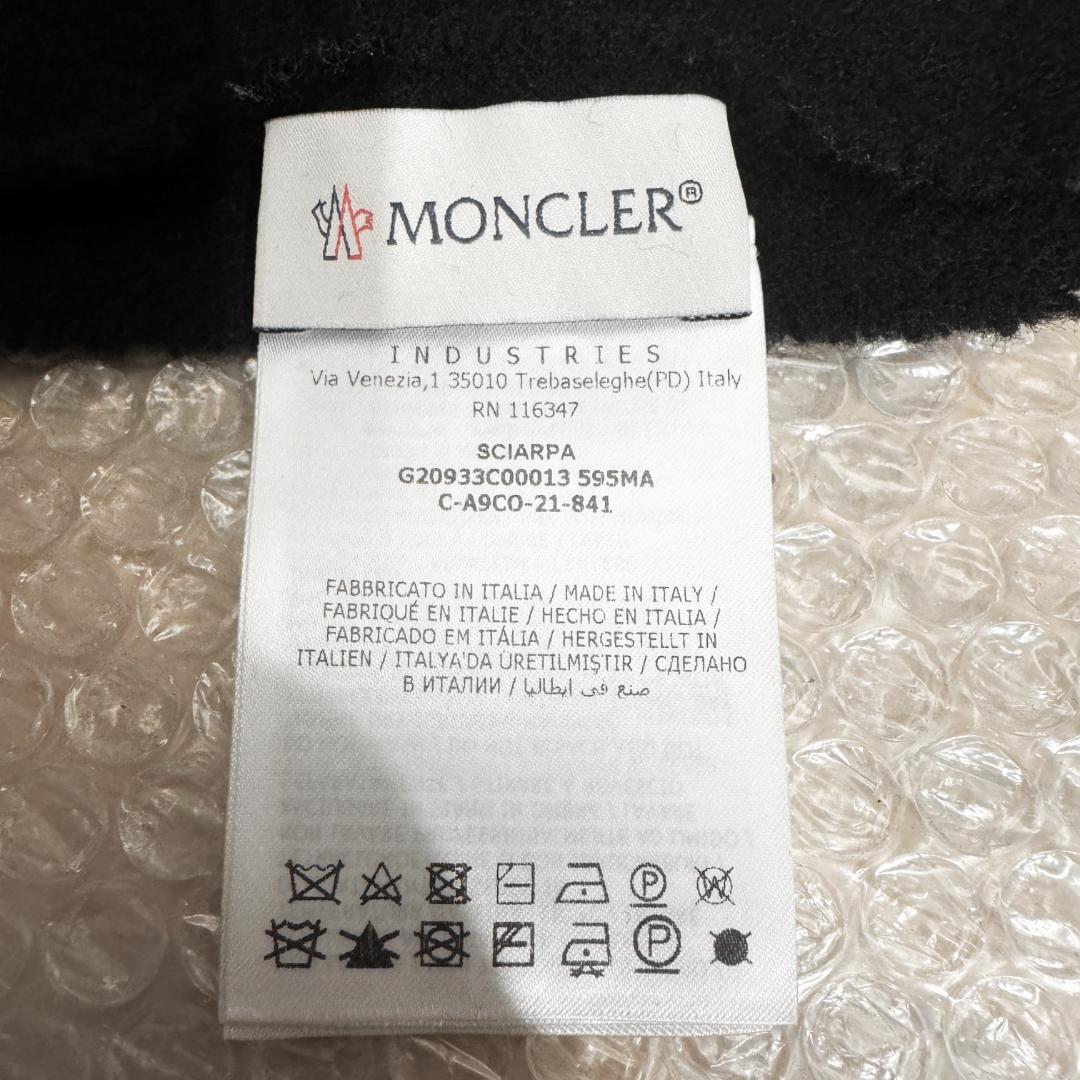 【高級モデル☆ジャパンタグ☆刺繍ロゴ】モンクレール ふわふわ フリンジマフラー