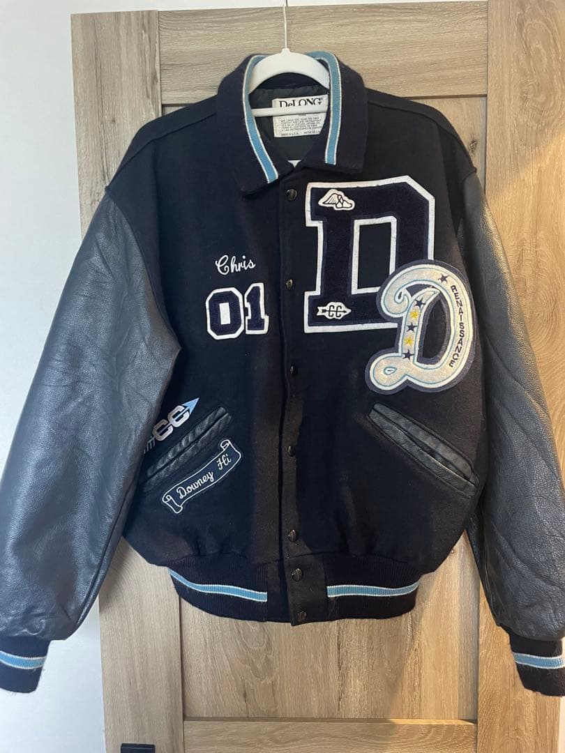 90年台　USA製　DeLONG スタジャン Nights