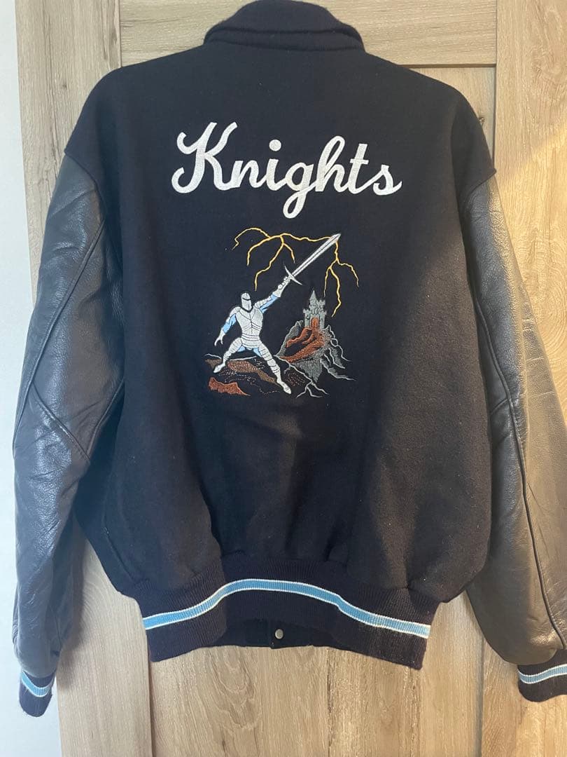 90年台　USA製　DeLONG スタジャン Nights