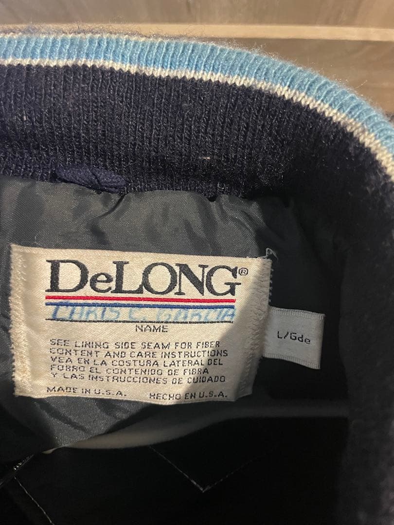 90年台　USA製　DeLONG スタジャン Nights