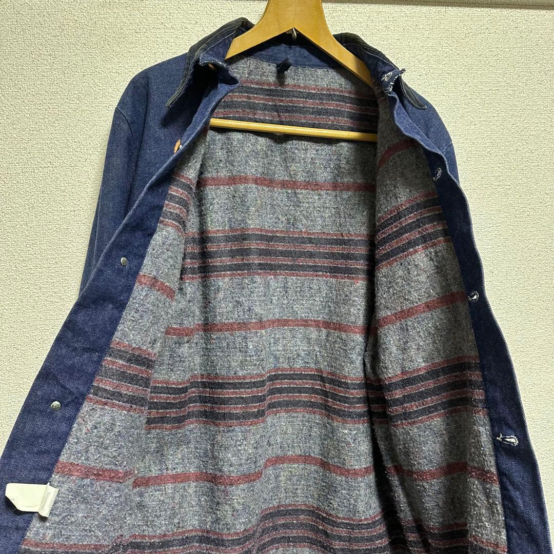 ミ*ン様 70s BLUE BELL デニムカバーオール　ブランケット　ブルーベ