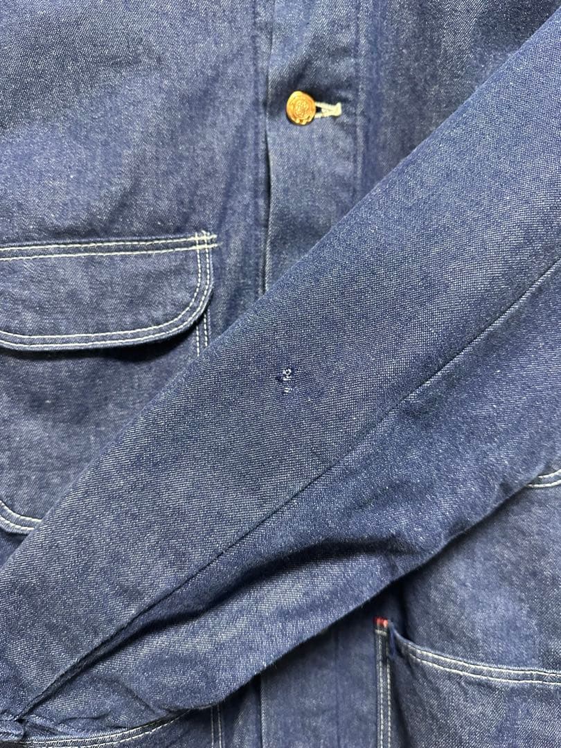 ミ*ン様 70s BLUE BELL デニムカバーオール　ブランケット　ブルーベ