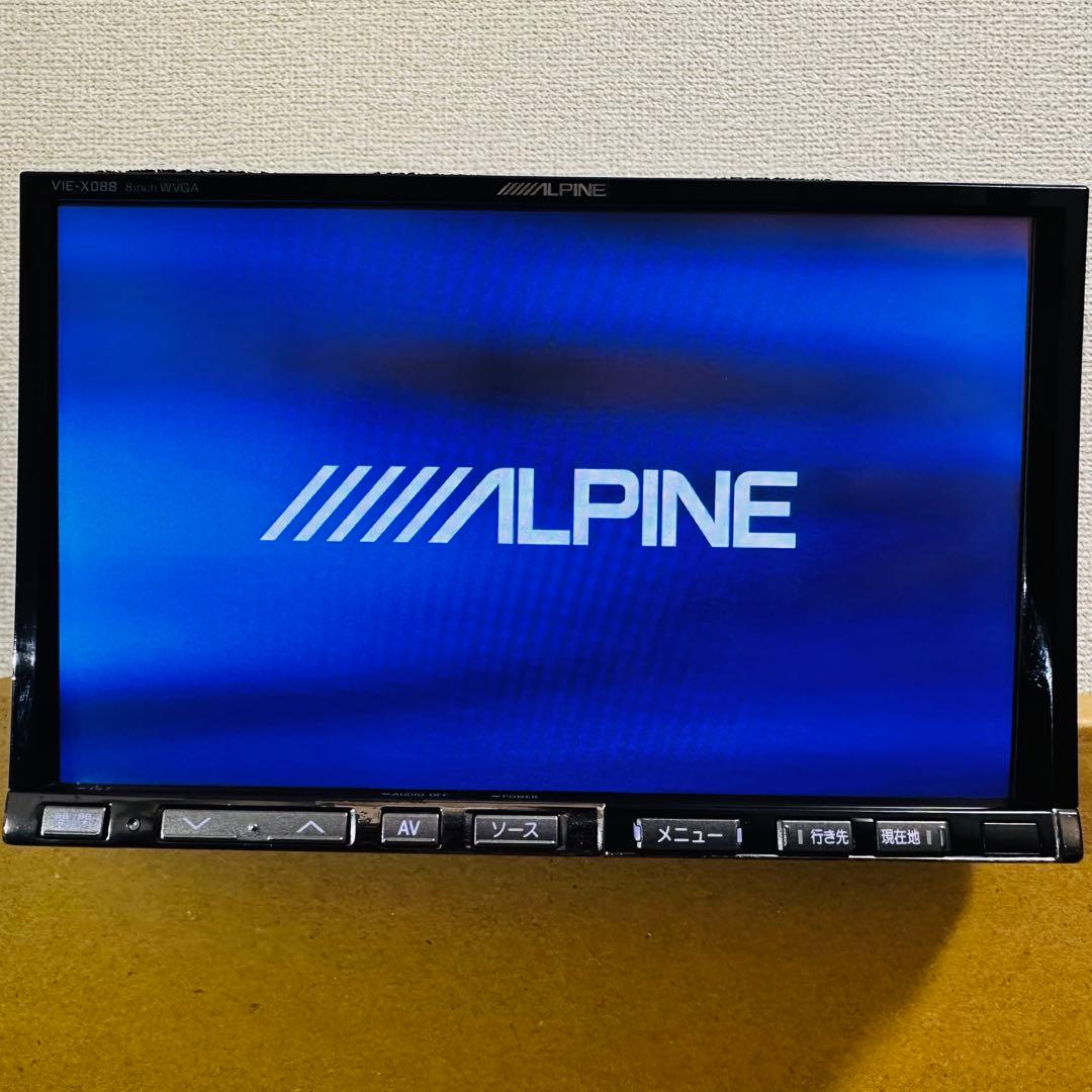 アルパイン カーナビゲーションVIE-X088 Bluetooth DVD SD