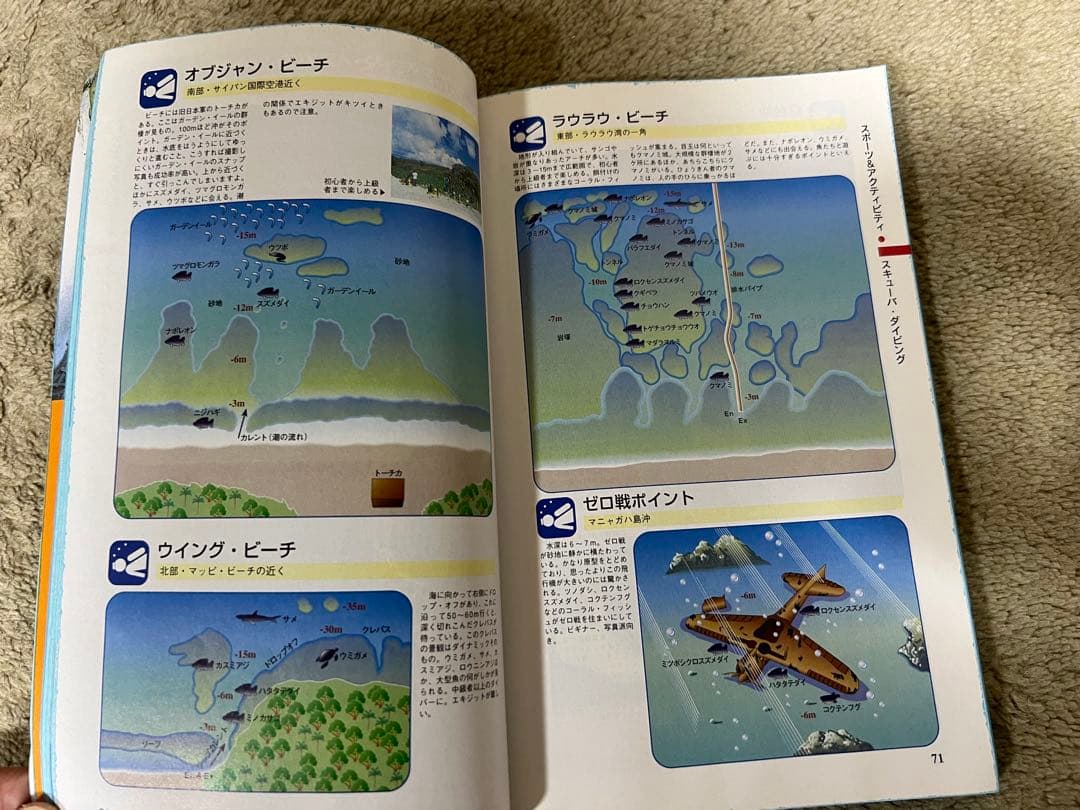 地球の歩き方　サイパン　ロタ　テニアン　1999-2000年　ダイビング　ロタ島