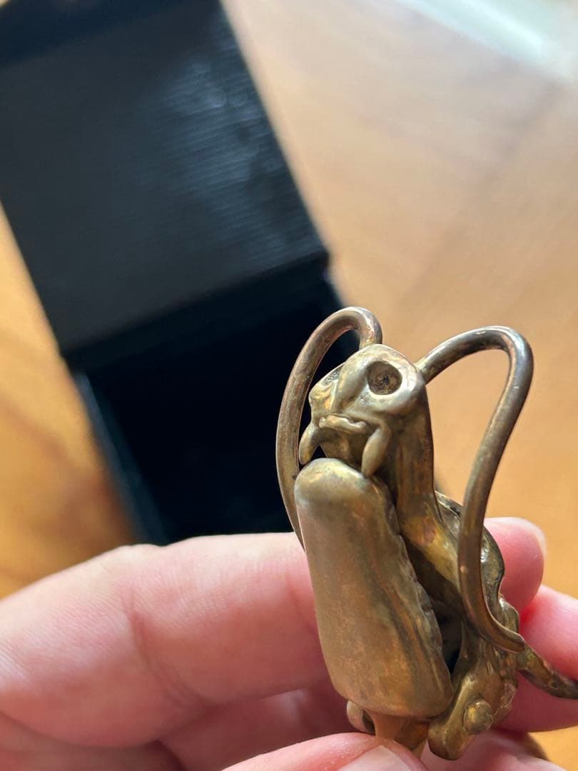 P*a様 龍〜Dragon〜銀製ゴールド塗装　ハンドメイドのオリジナルマネークリ