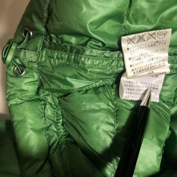 パーリーゲイツ 2way ダブルジップ ダウンジャケット グリーン系 サイズ4
